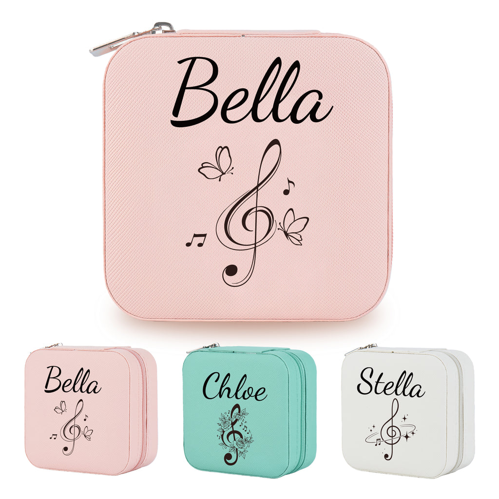 Personalized Musical Symbol Jewelry Box