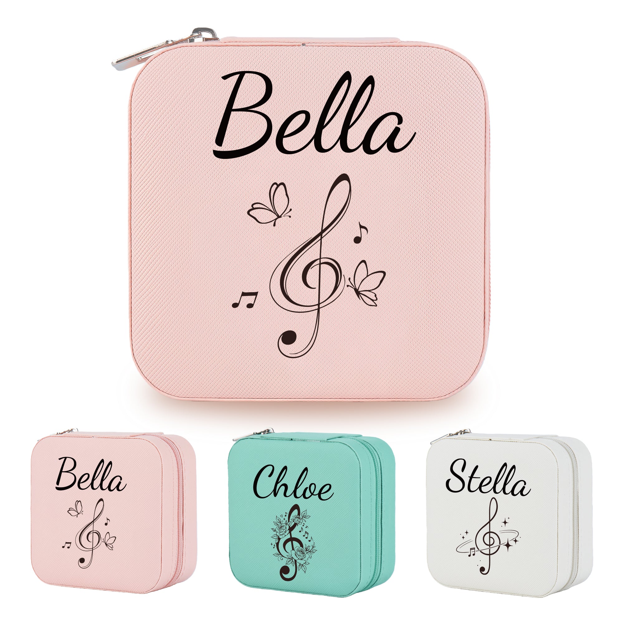 Personalized Musical Symbol Jewelry Box