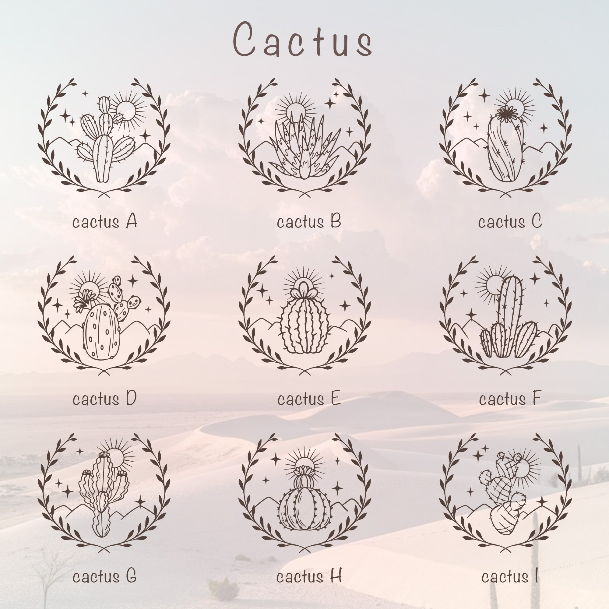 Personalized Cactus Jewelry Box